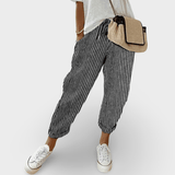 Helga | Pantalones de lino elegantes para el tiempo libre