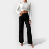 Celine | Jeans de cintura alta y pierna ancha