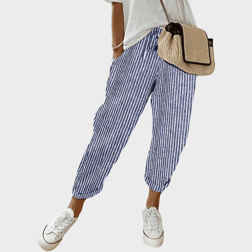 Helga | Pantalones de lino elegantes para el tiempo libre