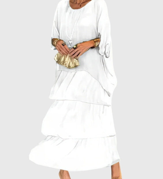 Susan™ | Vestido elegante, largo y fluido