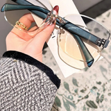 Cordelia | Gafas de Sol Gradientes Cat Eye Sin Montura para Mujeres
