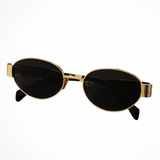 Clarabelle | Gafas de sol ovaladas de metal para mujeres