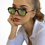 Margaux | Gafas de Sol Aviador Cuadradas Doble Puente para Mujeres