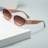 Delphine | Gafas de Sol Ovaladas con Detalle en Oro para Mujeres