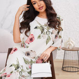 Camila™ – Vestido elegante de chiffon con flores