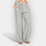 Ivana | Pantalones de lino veraniegos alegres