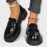 Laine | Mocasines para mujer con diseño ortopédico y tacones de satén
