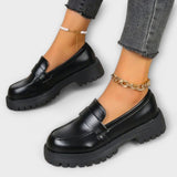 Laine | Mocasines para mujer con diseño ortopédico y tacones de satén