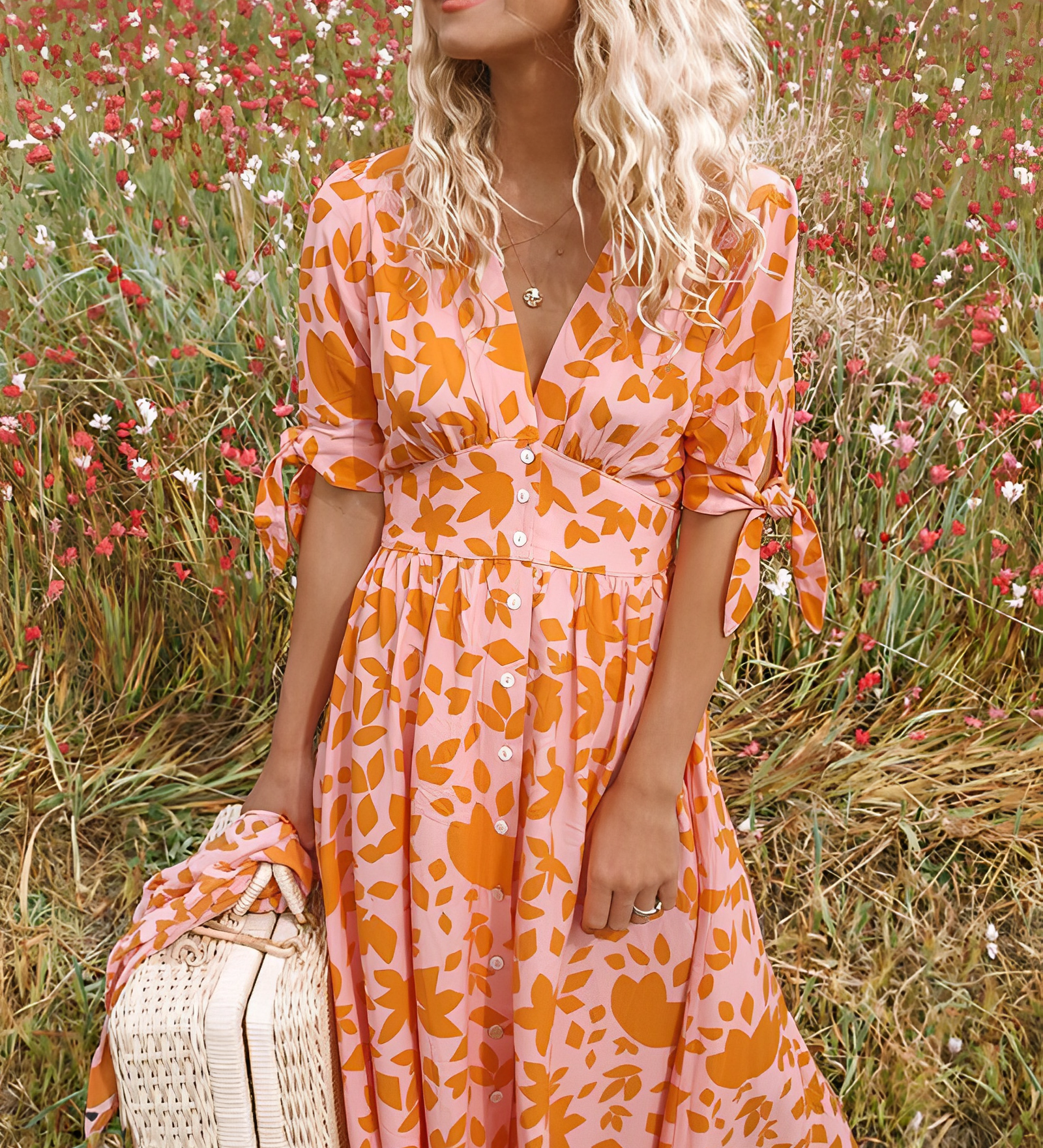 Vestido estampado chique Gigi