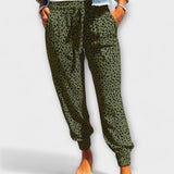Feli | Pantalones anchos con estampado de leopardo
