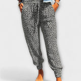 Feli | Pantalones anchos con estampado de leopardo