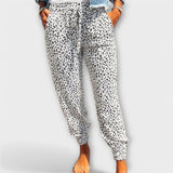 Feli | Pantalones anchos con estampado de leopardo