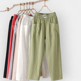 Renata | Pantalones de lino cómodos