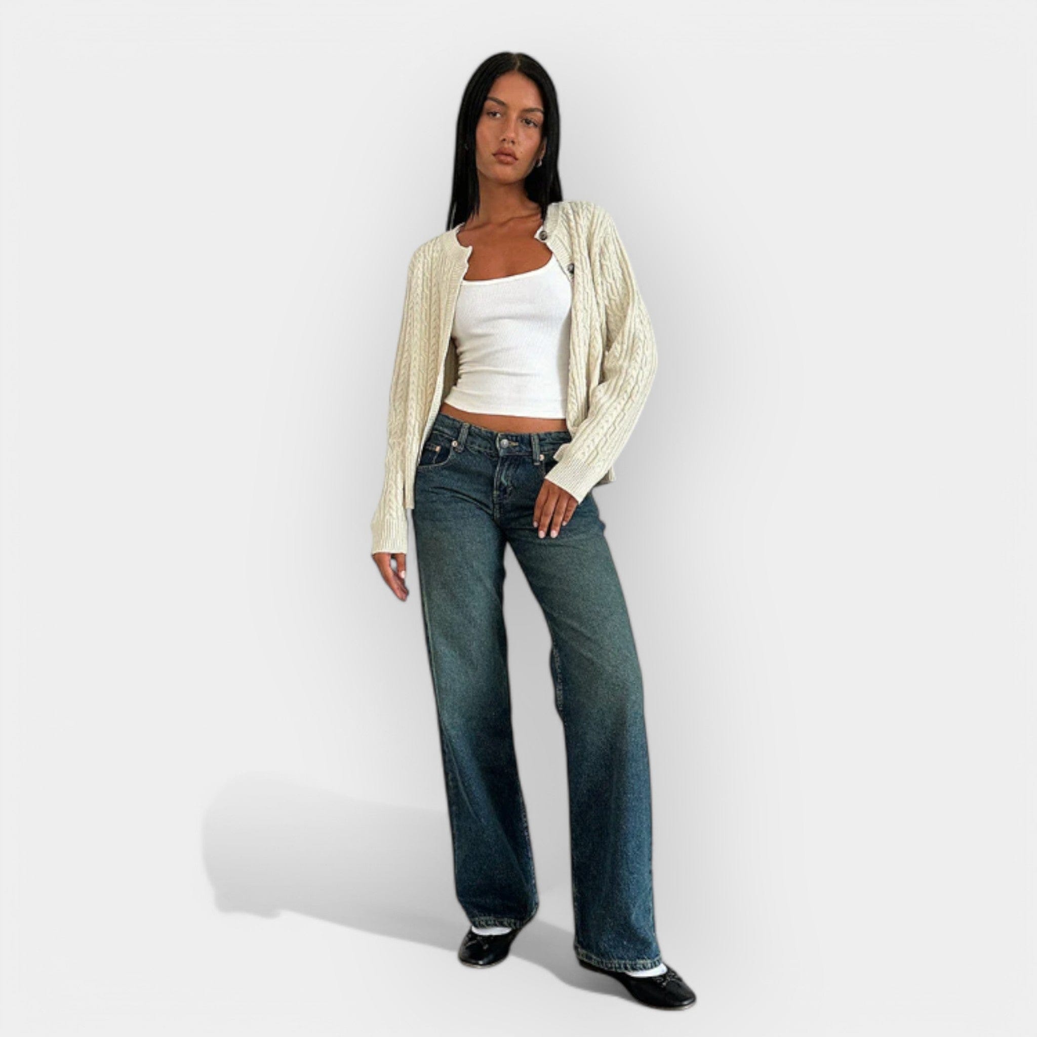 Lina | Jeans de cintura baja