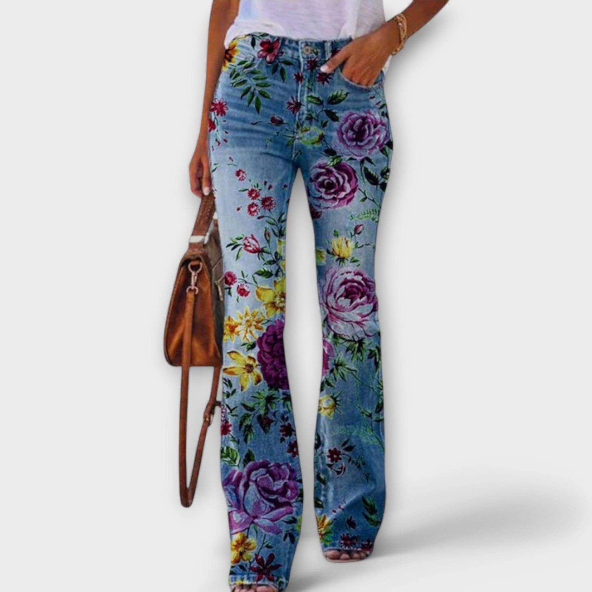 Alexandra | Pantalones con flores