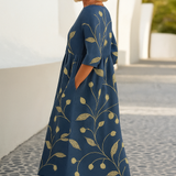 Eliza | Vestido midi casual - estilo sin costuras, confort diario