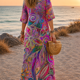 KLEMENTYNA | Vestido boho chic vibrante