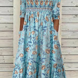 Darcie™ - Vestido floral elegante con cobertura suave del abdomen