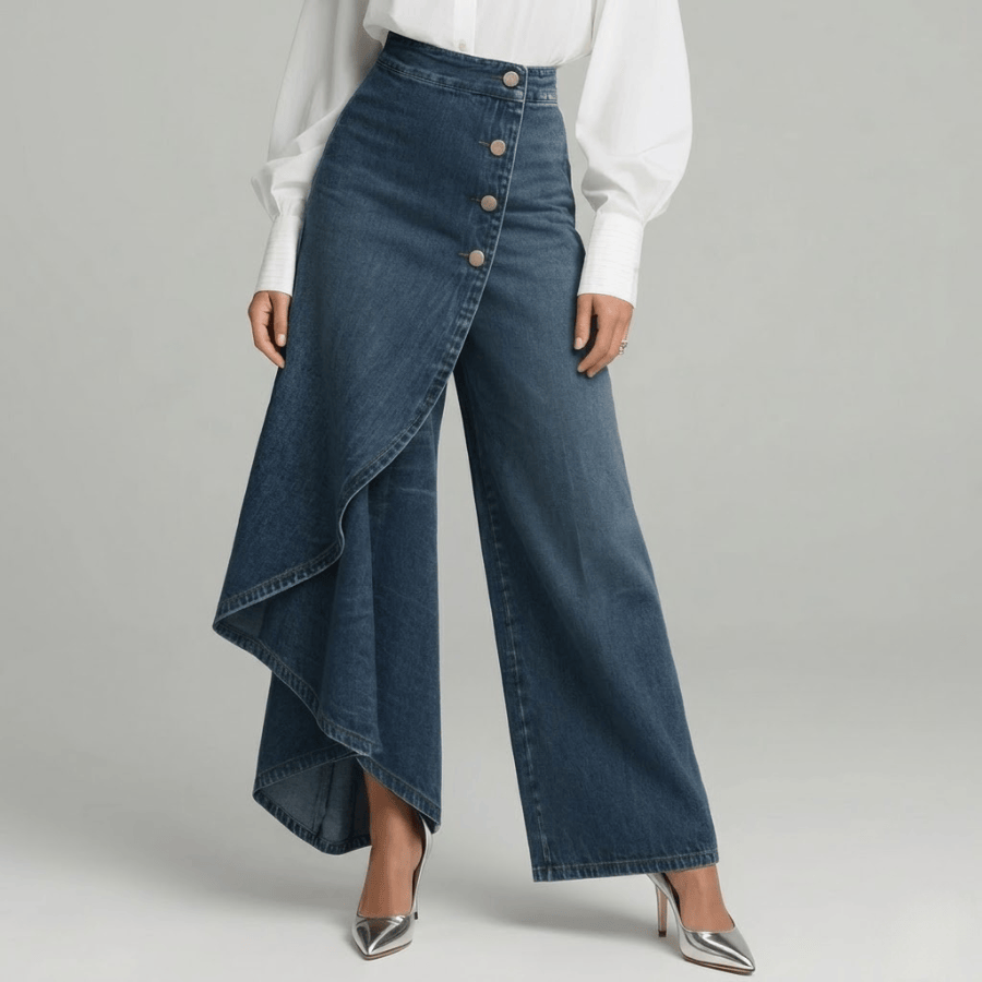 Aude - Pantalones de mezclilla para mujer