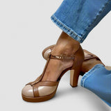 Criselmara™ | Elegancia y comodidad en sandalias de tacón alto