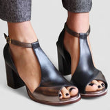Nadaria | Sandalias de tacón alto y punta abierta, con diseño elegante