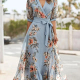 Elsie™ - Vestido midi floral elegante