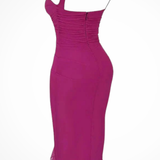 Briella | Vestido Midi de Verano para Mujeres con Cuidado de Cuadrícula