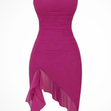 Briella | Vestido Midi de Verano para Mujeres con Cuidado de Cuadrícula