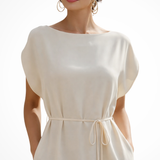 Waverly | Vestido de invitada de boda con manga batwing y cinturilla
