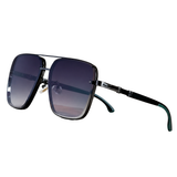 Raffy | Gafas de Sol Aviador con Montura de Metal Dorado y Lentes Degradados