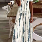 Rosana | Vestido maxi de verano sin mangas con flores para mujer