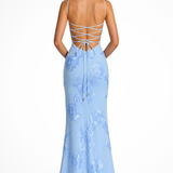 Valentina | Vestido Maxi de Novia con Escote Corazón y Apliques Florales para Mujeres
