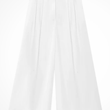 Isadora | Conjunto de Top Sin Mangas con Cinturón y Pantalones Anchos de Lino para Mujer