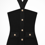 Bernadette | Conjunto de Invitada de Boda con Cuello Halter para Mujer