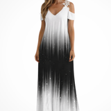 Rosana | Vestido maxi de verano sin mangas con flores para mujer