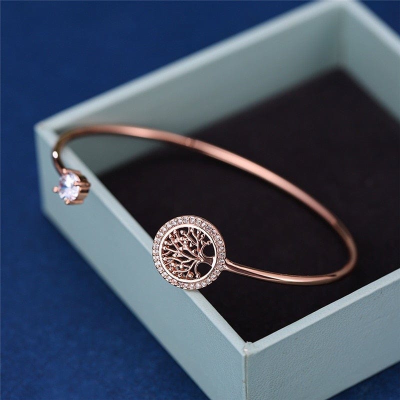 Lumina | Pulsera Ajustable del Árbol de la Vida — Diseño Inusual