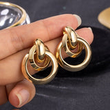 Laura | Pendientes de oro lujosos – diseño exclusivo