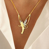 Haldjas | Collar Exclusivo de Plata-Oro - Elegancia