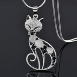 Amour | Collar de plata con circonio