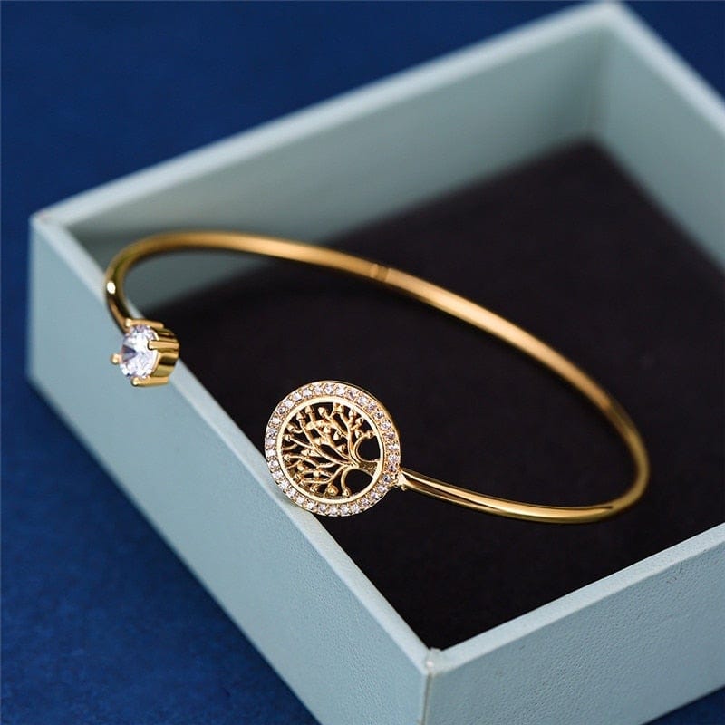 Lumina | Pulsera Ajustable del Árbol de la Vida — Diseño Inusual