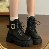 Alejandra™ | Botas de estilo británico con suela gruesa y cremallera