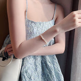 Céline | Pulsera de Perlas Elegante - Diseño Lujoso