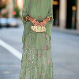 Emie™ - Vestido en capas de estilo boho elegante