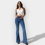 Alessia | Pantalones de cintura alta, anchos