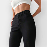 Irina | Jeans de corte bootcut con cintura alta y amplias perneras