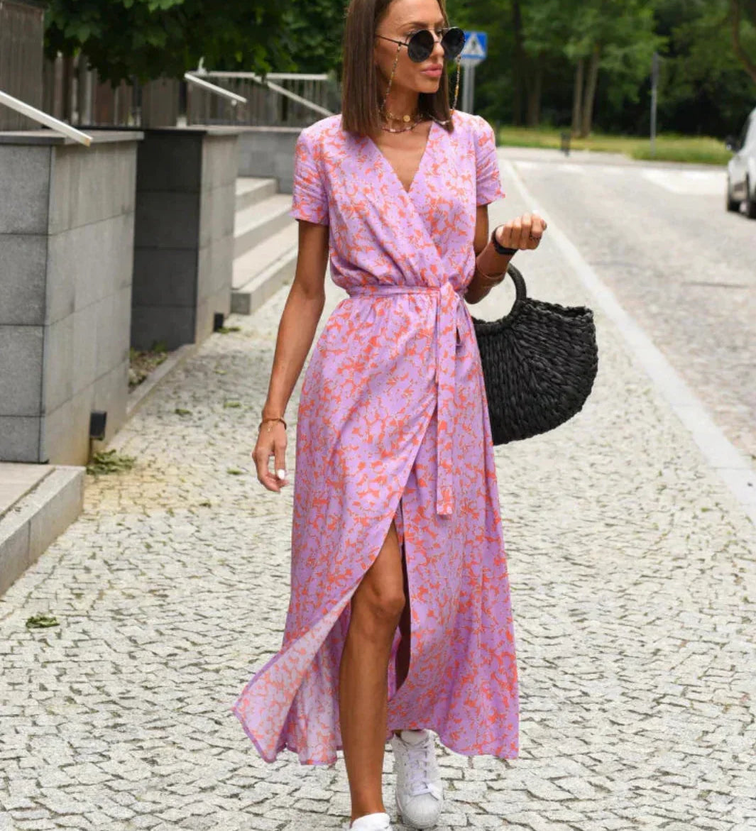 Leanne - Vestido elegante con efecto adelgazante