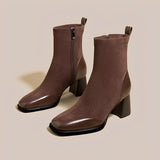 Linda - Botas de Salto Plataforma Casual