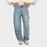 Valerie | Jeans holgados con un sutil brillo
