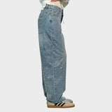 Valerie | Jeans holgados con un sutil brillo