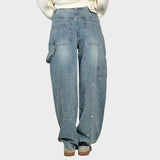 Valerie | Jeans holgados con un sutil brillo